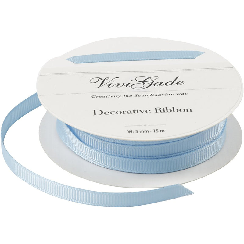 Zierband B 5 Mm 15 M Hellblau