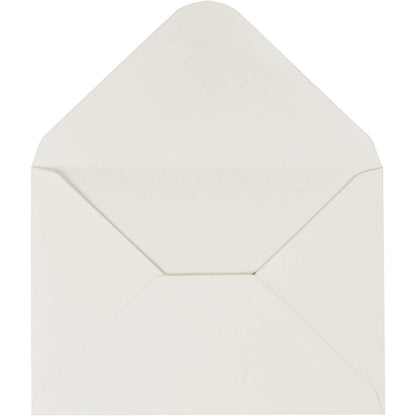 Creativ Company 217022 Briefumschläge creme (C6 (114 x 162 mm), creme, 160 mm, 11,5 cm, 110 g