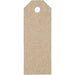 Manilla-anh?nger Gr??e 3x8 Cm 220 G 20 Stck. Natur