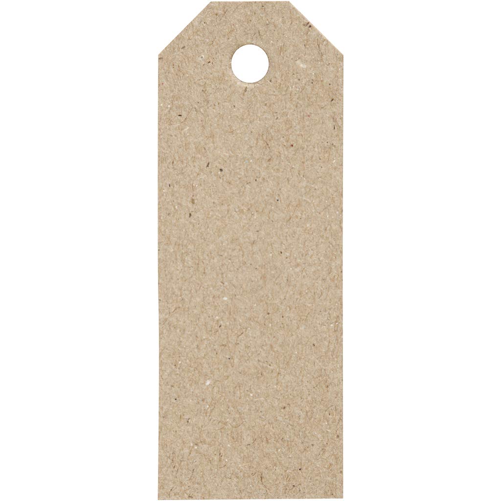 Manilla-anh?nger Gr??e 3x8 Cm 220 G 20 Stck. Natur