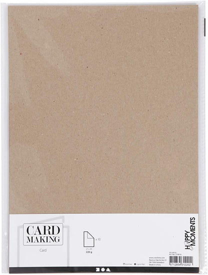 Karton A4 210x297 Mm 220 G 10 Stck. Natur
