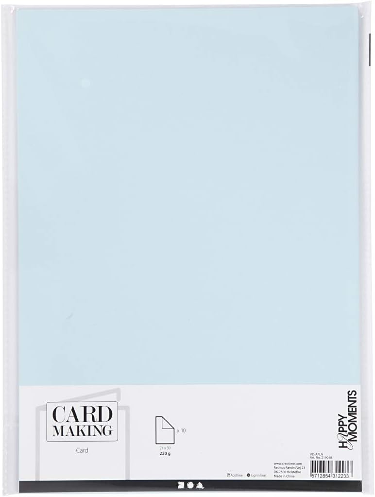 Karton A4 210x297 Mm 220 G 10 Stck. Hellblau