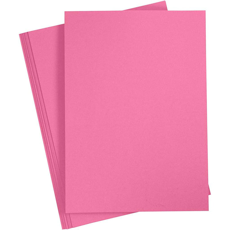 Creativ Unifarbene Karte und Papier, Rosa, Einheitsgröße