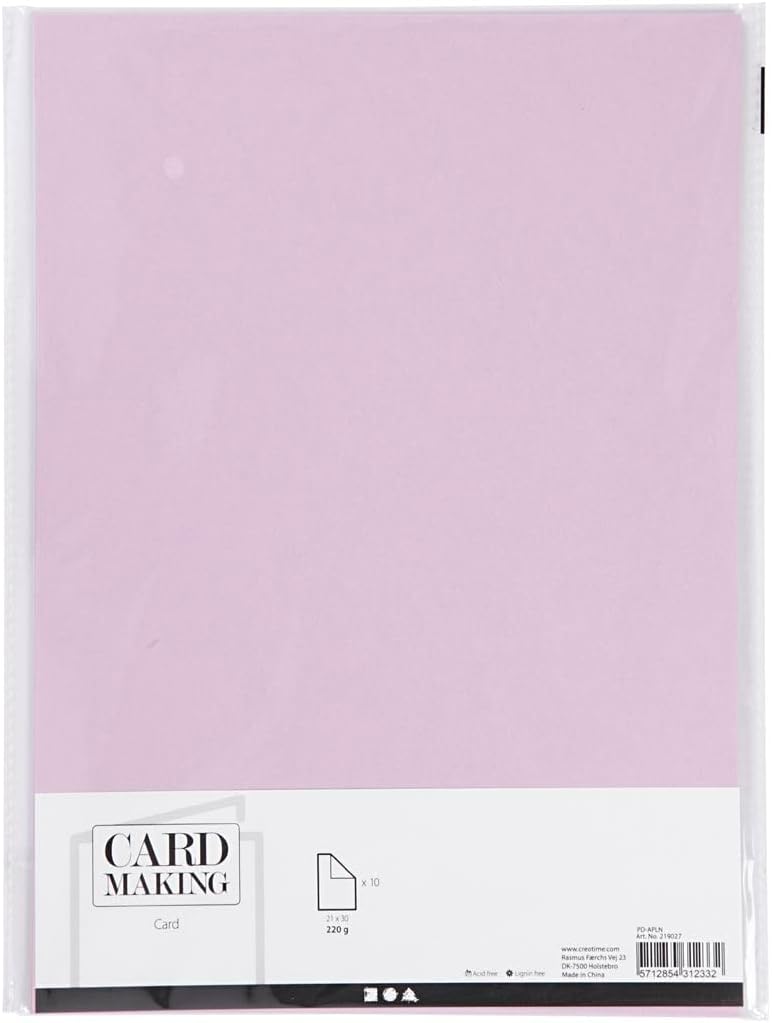 Karton A4 210x297 Mm 220 G 10 Stck. Helllila
