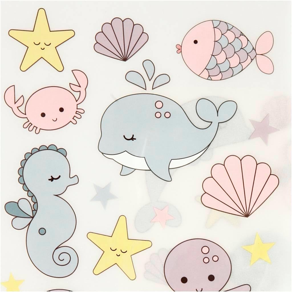 Creativ Stickers for Textile Decoration, Other, One Size