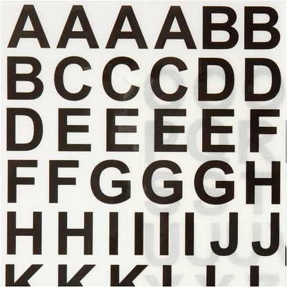 Creativ Aufkleber für Textildekoration, schwarz, One Size