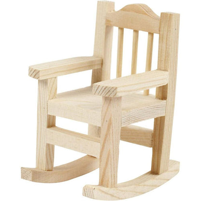 Schaukelstuhl H 88 Cm B 55 Cm 1 Stck. Kiefernholz