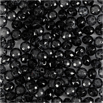 Creativ Glass Acrylic Beads, Grey, One Size