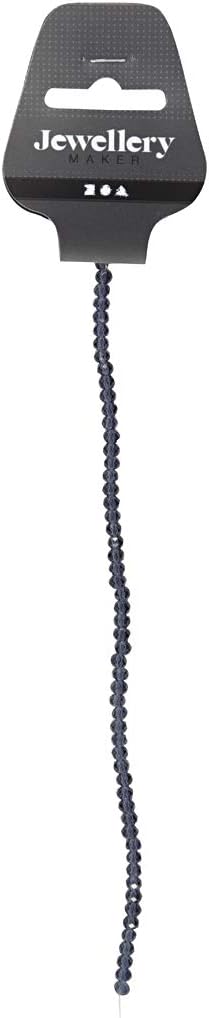 Creativ Glass Acrylic Beads, Grey, One Size