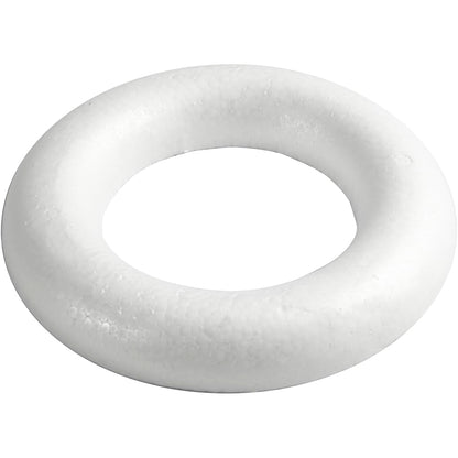 Styroporring Flach Au?enma?e 25 Cm St?rke: 30 Mm 1 Stck. Wei