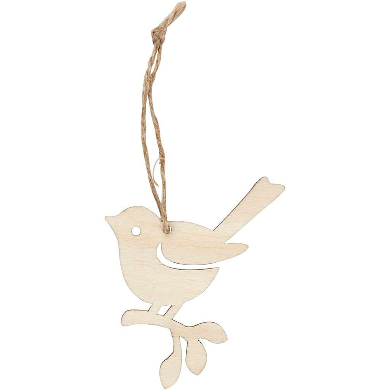 Creativ Company - Houten Hanger Vogel 9cm