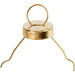 Christmas Bauble Hooks 13 mm Gold Pack of 25