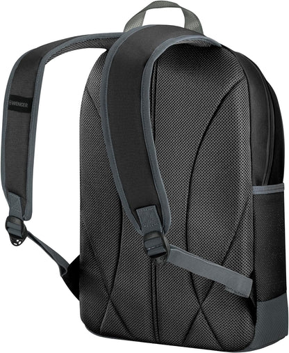 Wenger, Next 24, Tyon, 15.6" Laptop Backpack, Gravity Black, Gravity Black, ESTÁNDAR, Casual