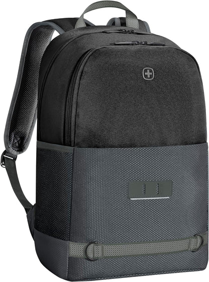 Wenger, Next 24, Tyon, 15.6" Laptop Backpack, Gravity Black, Gravity Black, ESTÁNDAR, Casual