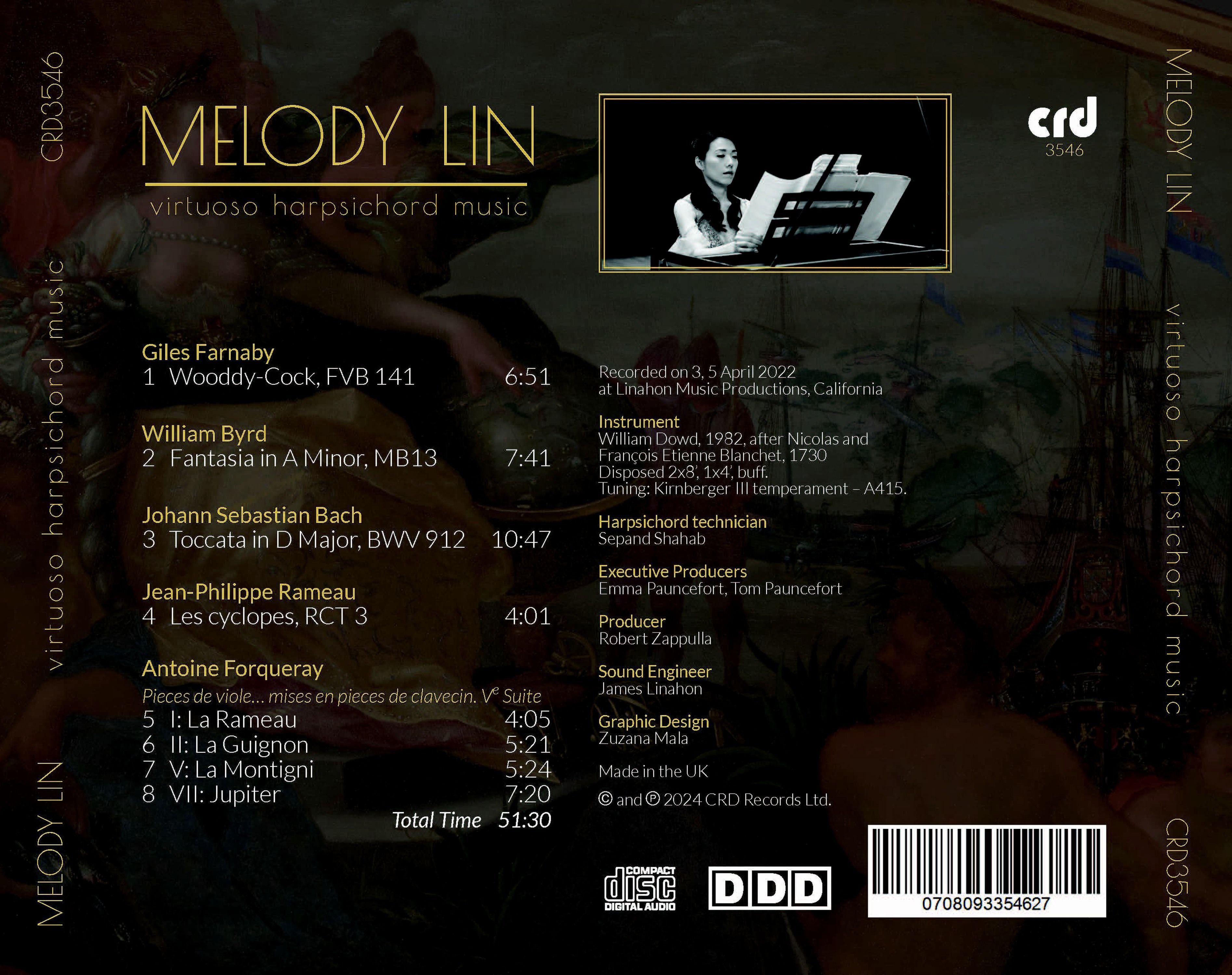 Melody Lin: Virtuoso Harpsichord Music
