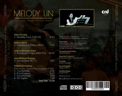 Melody Lin: Virtuoso Harpsichord Music