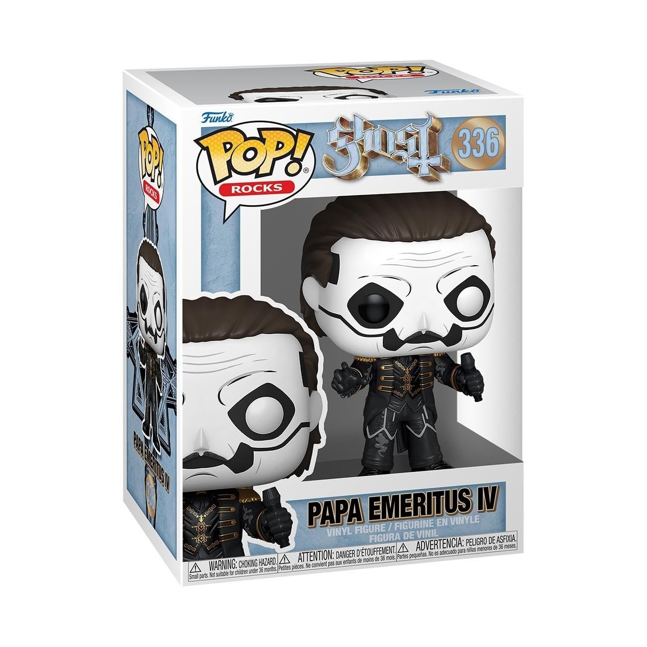 Funko POP! Rocks: Ghost - Papa Emeritus IV - Ghost Band - Collectable Vinyl Figure - Gift Idea - Official Merchandise - Toys for Kids & Adults - Music Fans - Model Figure for Collectors and Display