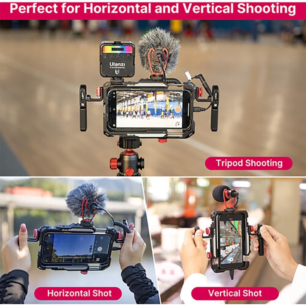 ULANZI Lino Dual Handle Metal Smartphone Rig
