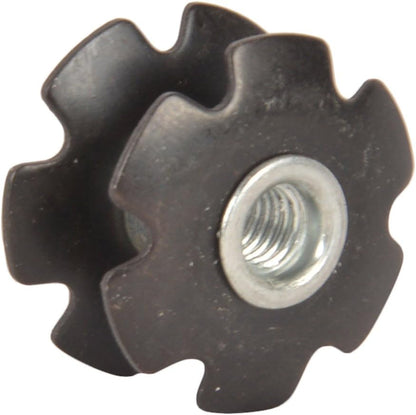 Clarks Headset Star Nut Cycle Component (Pack of 1) - Black, Size 11/8