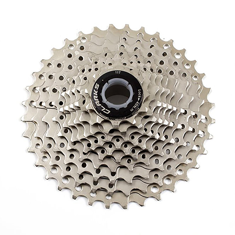 Clarks Cassette 11-36 10 Speed SRAM/Shim Compatible Silver 10Speed 11-36T