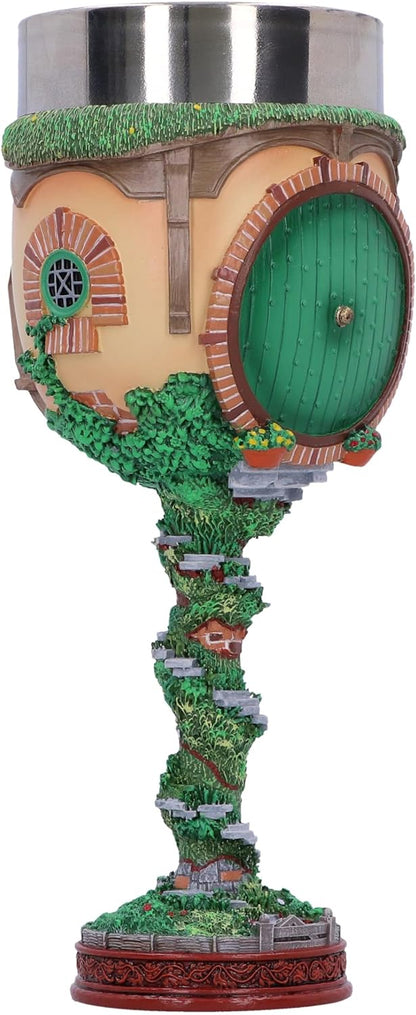 Nemesis Now Il Signore degli Anelli The Shire Calice 19,3 cm, Resina, Prodotto con Licenza Ufficiale Il Signore degli Anelli, Articoli da Regalo Fantasia da Collezione, Cast in La Migliore Resina