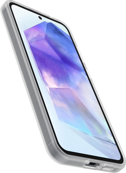 OtterBox Sleek Series Case for Samsung Galaxy A55 5G, Shockproof, Drop proof, Ultra-Slim, Protective Thin Case, Tested to Military Standard, Clear, Non-Retail Packaging Clear Galaxy A55 5G