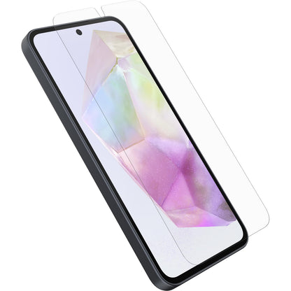 OtterBox Glass Screen Protector for Samsung Galaxy A35 5G, Tempered Glass, Scratch Protection, Drop Defense for Shatter Protection - Non-Retail Packaging Clear