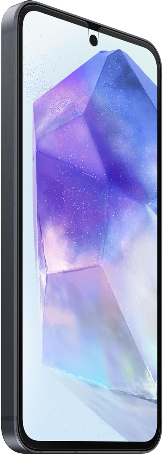 OtterBox Glass Screen Protector for Samsung Galaxy A55 5G, Tempered Glass, Scratch Protection, Drop Defense for Shatter Protection - Non-Retail Packaging Clear