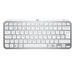 Logitech MX Keys Mini Minimalist Wireless Illuminated Keyboard, Compact, Bluetooth, Backlight, USB-C, Compatible with Apple MacOS, iOS, Windows, Linux, Android, Metal, Light Gray, QWERTY