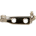 Creativ Company 600700 10-Piece Silver-Plated Brooch Backs