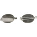 Creativ Company 600780 5-Piece Silver-Plated Brooch Backs