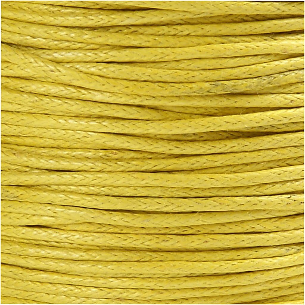Creativ Company 51569 garen, geel, katoen, 40 m, 1 mm