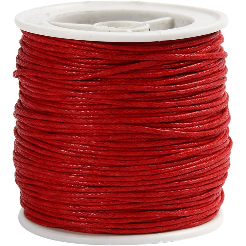 Creativ Company 51571 hilo - Hilos (Rojo, Algodón, 40 m, 1 mm