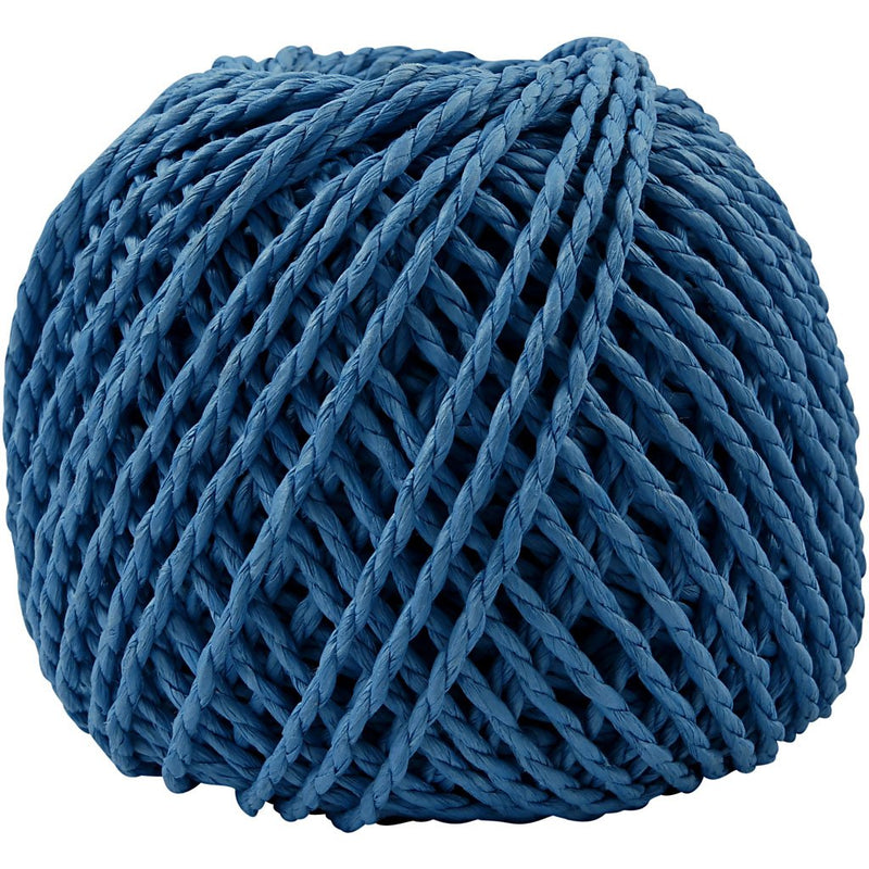Papiergarn, Dicke 2,5-3 mm, türkis, 150 g