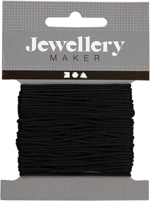 Macram?-kordel St?rke: 1 Mm 10 M Schwarz