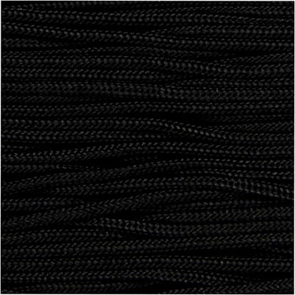 Macram?-kordel St?rke: 1 Mm 10 M Schwarz
