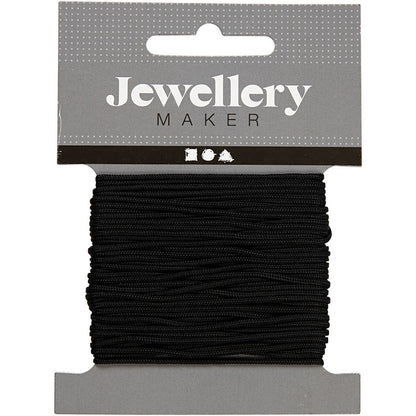 Macram?-kordel St?rke: 1 Mm 10 M Schwarz