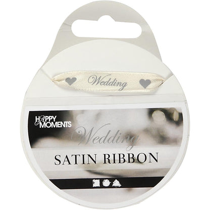 Satinband B 10 Mm 8 M Creme
