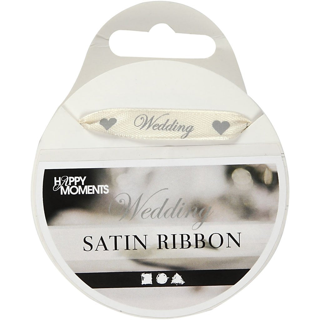 Satinband B 10 Mm 8 M Creme