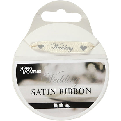 Satinband B 10 Mm 8 M Creme