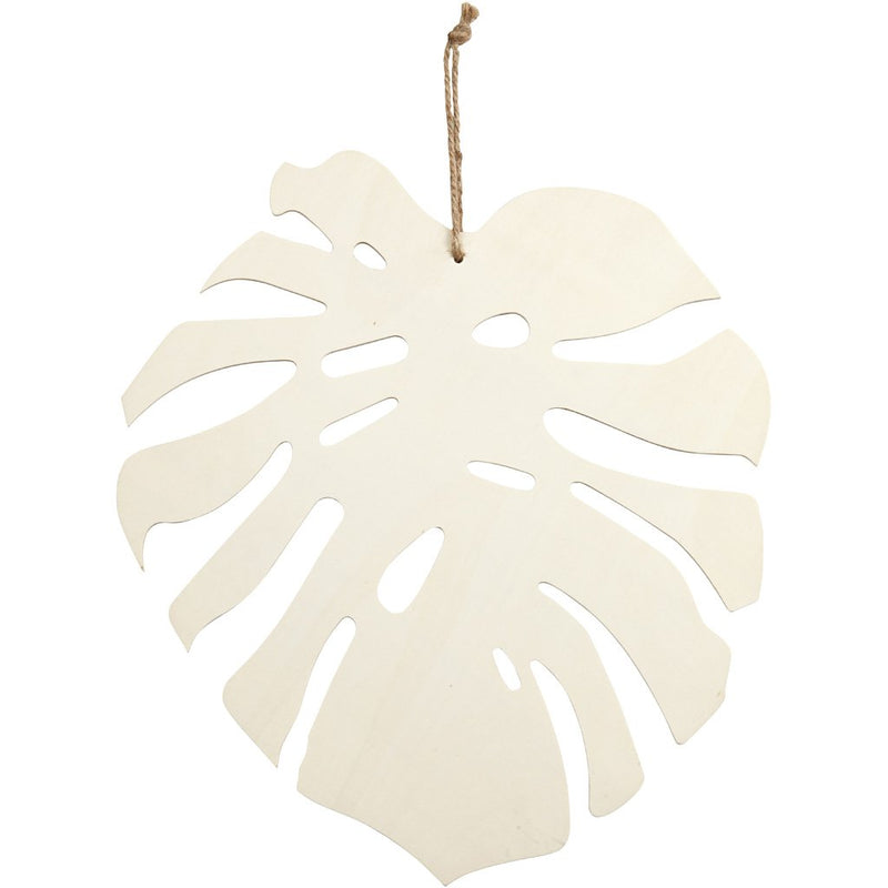 Leaf, H: 35 cm, W: 34 cm, plywood, 1pc, thickness 3 mm
