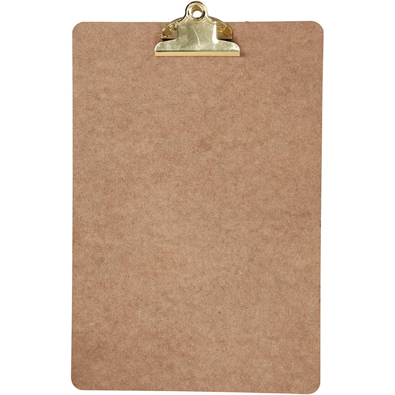 Clipboard A4 23x34 Cm St?rke: 3 Mm 1 Stck. Messing Mdf