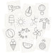 Memory-spiel Gr??e 7x7 Cm 400 G 1 Set Wei