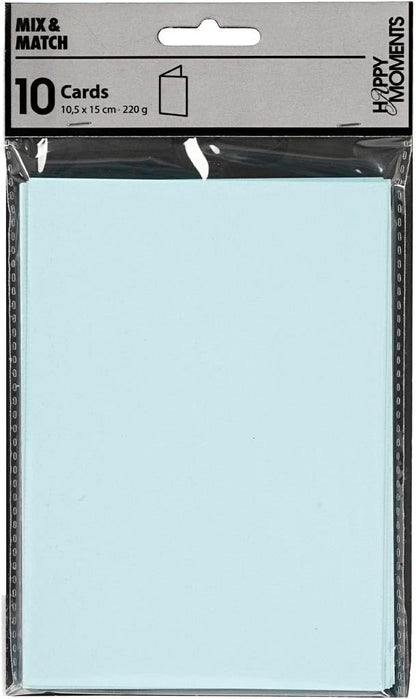 Creativ Company 216018 Gruß- und Grußkarte Standard Greeting Card 10 Stück - Gruß-/Trauerkarten (105 mm, 150 mm, 220 g, 10 Stück