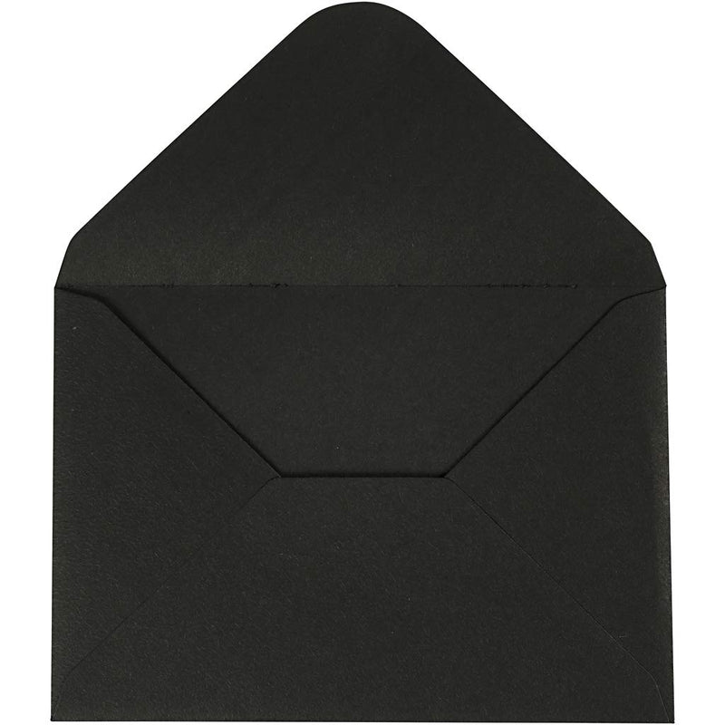 Kuverts Gr??e 115x16 Cm 110 G 10 Stck. Schwarz