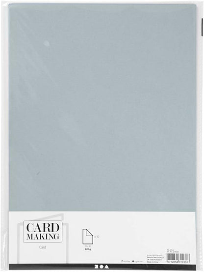 Karton A4 210x297 Mm 220 G 10 Stck. Grau
