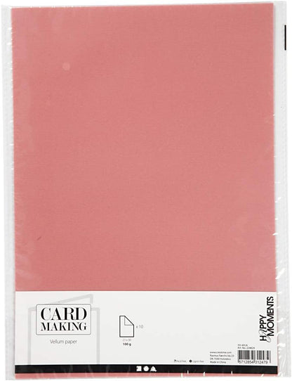 Pergamentpapier A4 210x297 Mm 100 G 10 Bl. Rosa
