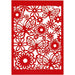 Karton Mit Spitze Blatt 105x15 Cm 200 G 10 Stck. Rot