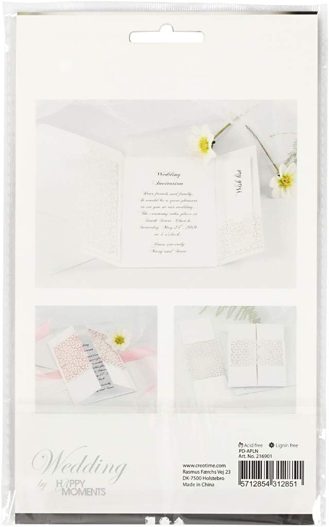 Creativ Company 216901 Kreativpapier 10 Blatt - Kreatives Papier (Kunstpapier, 10 Blatt, Birne, 105 mm, 150 mm, 200 g