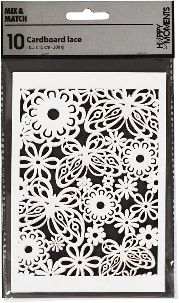 Creativ Company 216901 Kreativpapier 10 Blatt - Kreatives Papier (Kunstpapier, 10 Blatt, Birne, 105 mm, 150 mm, 200 g